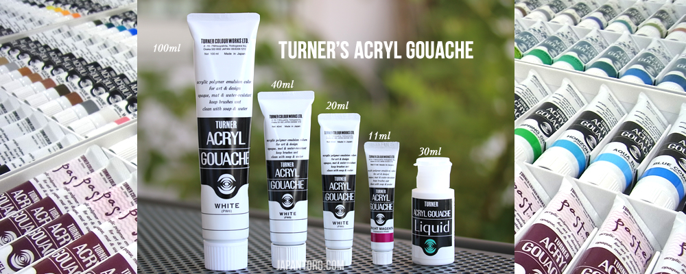 Turner : Acrylic Gouache Paint : 40ml : Mixing White 0